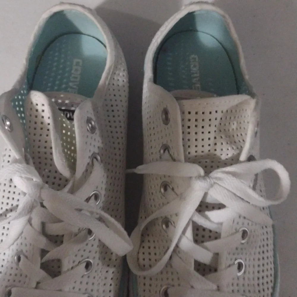 Youth Converse Perforated Sneakers size 6